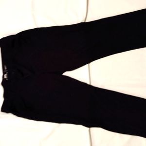Lee Petitie Black stretch button slacks